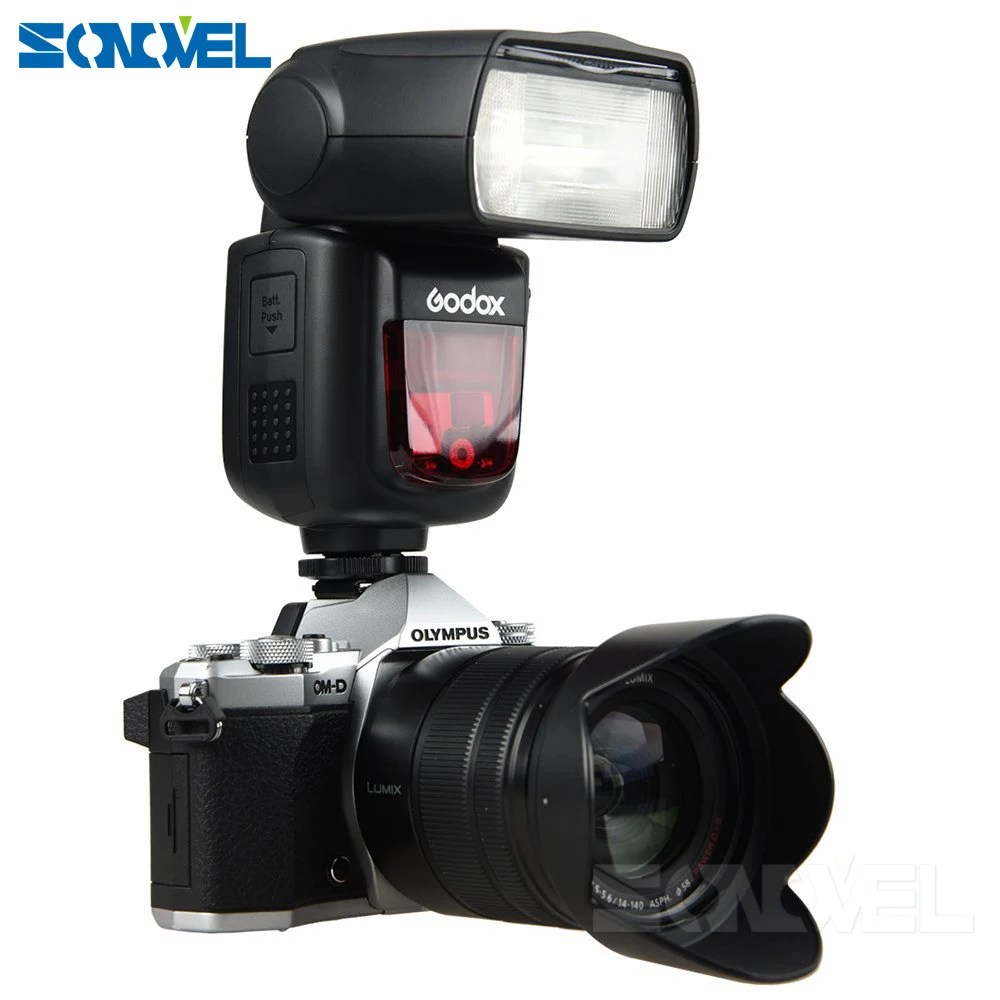 Godox Ving 1/8000 TTL HSS литий ионный аккумулятор Вспышка Speedlite для Panasonic V860II O G9 G85 FZ300 GH2 GH3 GH4