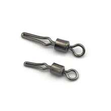 100pcs Swivel with side line clip fishing tackle fishhooks and crap fishing connector fishing swivels