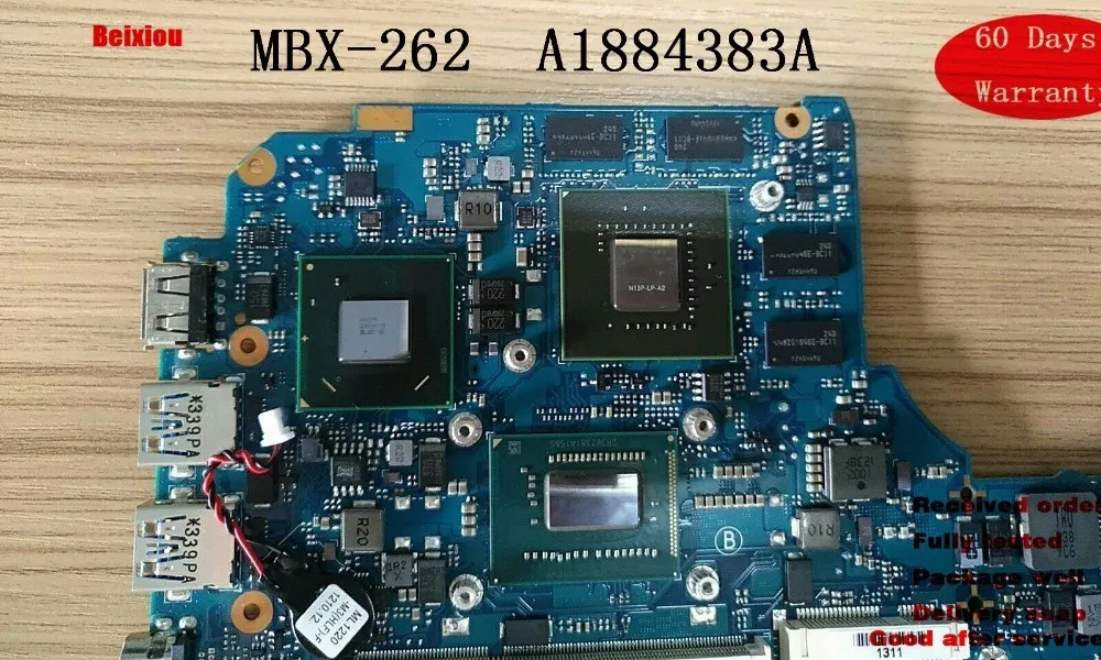 

Mainboard A1884383A For Sony SVS15 With I5 CPU Series MBX-262 Laptop Motherbord 100% Fully tested