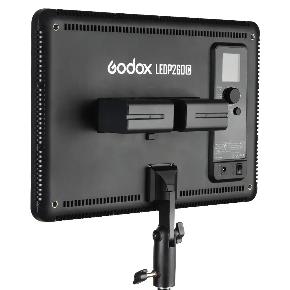 Godox фотостудия ультра тонкий LEDP260C 3300K~ 5600K студийный Видео непрерывный светильник лампа для камеры DV видеокамеры