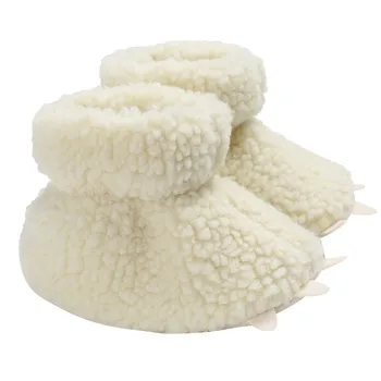 

Toddler Little Cartoon Paw Soft Anti-Slip Winter Warm Shoes First Walkers Hot Sale Baby Girls Newborn Cute Stuffed Shoes