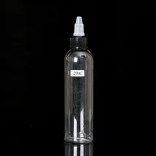 20 шт 120 мл твист колпачок пустые пластиковые чернила татуировки пигмент прозрачные бутылки поставки пигментные чернила для татуажа бутылки