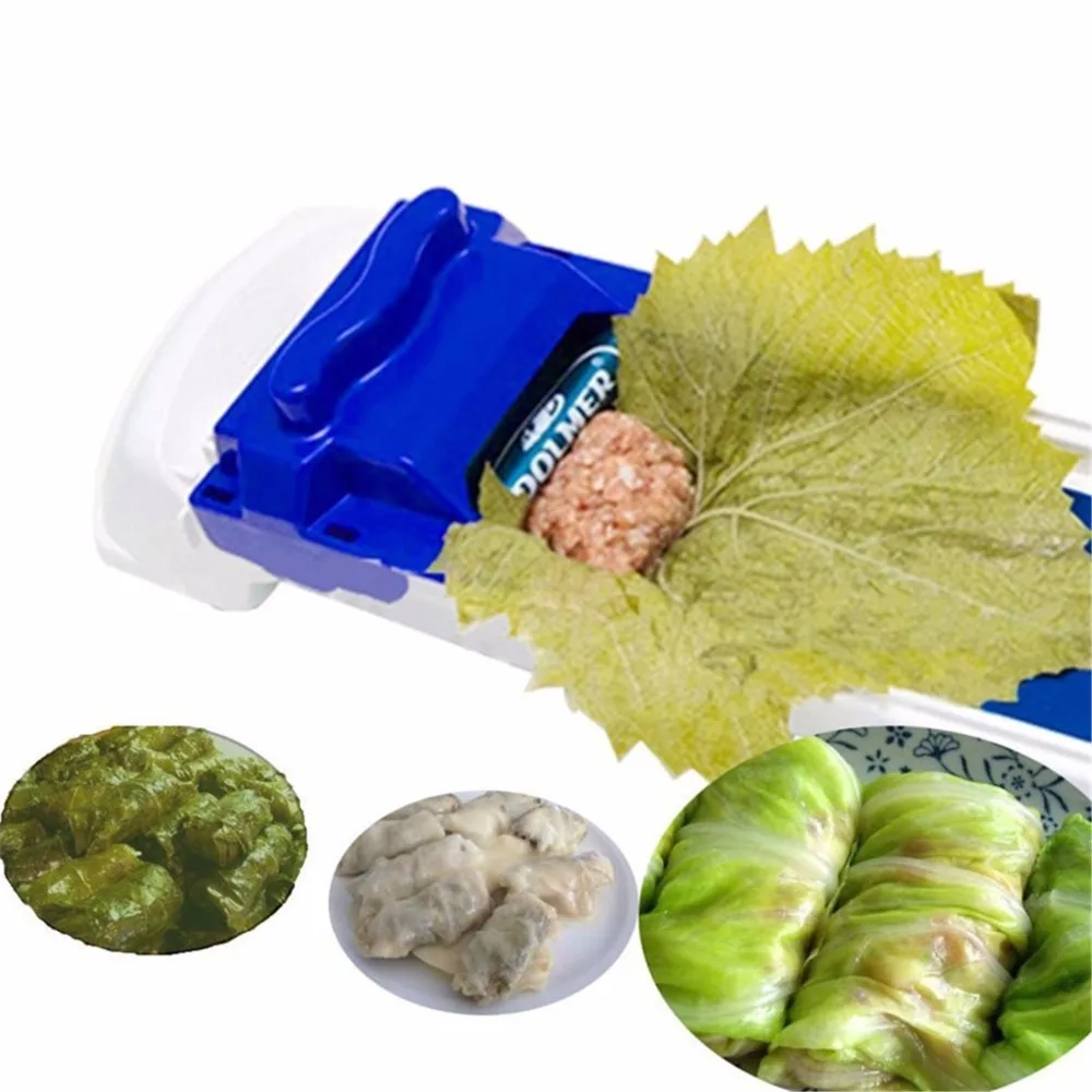 

Vegetable Meat Rolling Tool Magic Roller Stuffed Cabbage Leave Grape Leaf Machine For Turkish Dolma Sushi Kitchen Bar