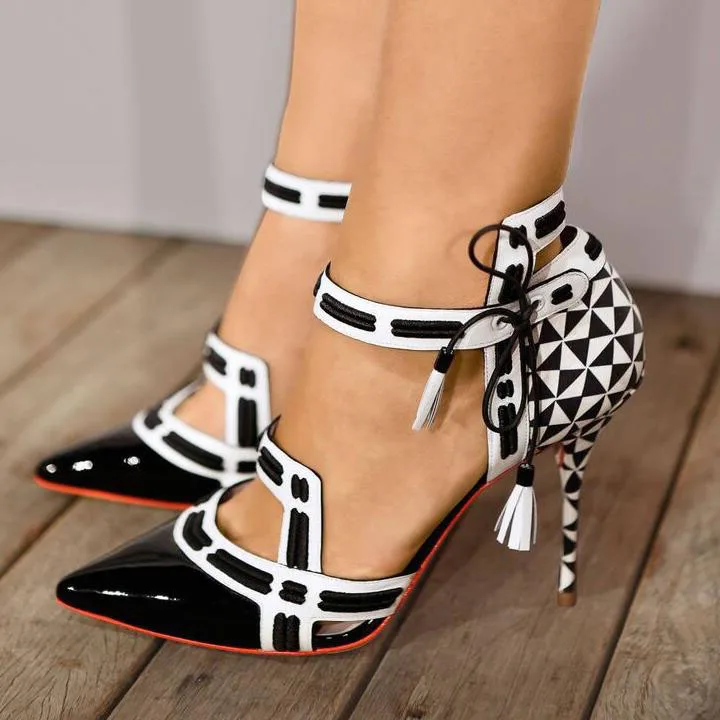 Sapato Feminino/женские вечерние туфли с острым носком в стиле пэчворк Пикантные