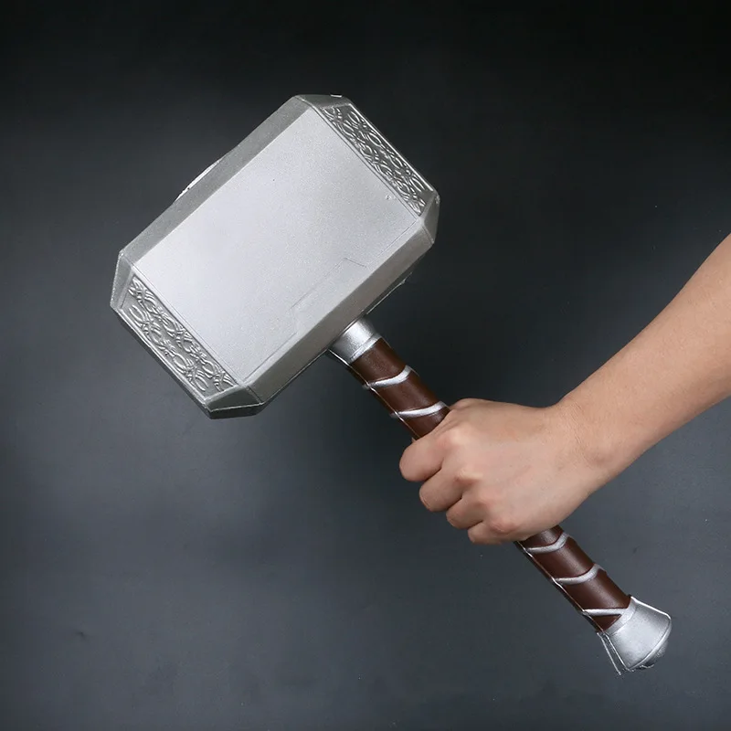 

17.32''The Avengers: Endgame Thor weapon Mjolnir 1:1 Cos Restore hammer props Action Figure Model Toy Bagged 44cm N910