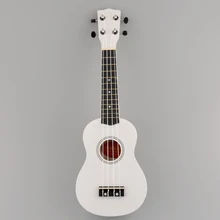 Мини 21 дюймов сопрано Гавайские гитары укулеле 12 ладов инструмент Гавайский стиль гитары Белый развлечения поставки