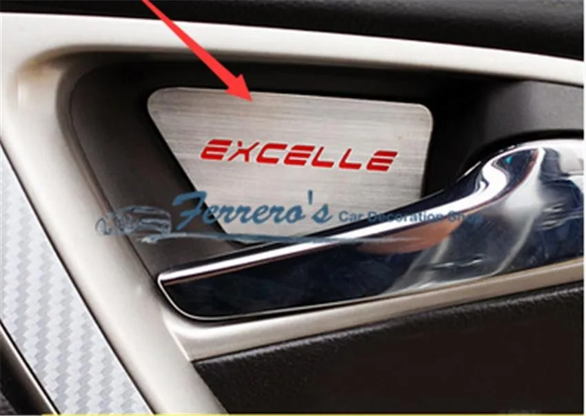 Для 2010- OPEL ASTRA J VAUXHALL ASTRA GT XT внутренняя дверная чаша из нержавеющей стали украшенная блестками 4 шт