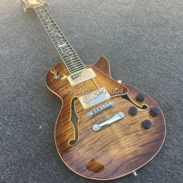 

High quality 12 string LP guitar, factory wholesale and retail, carve patterns or designs on woodwork Mosaic fingerboard, custom