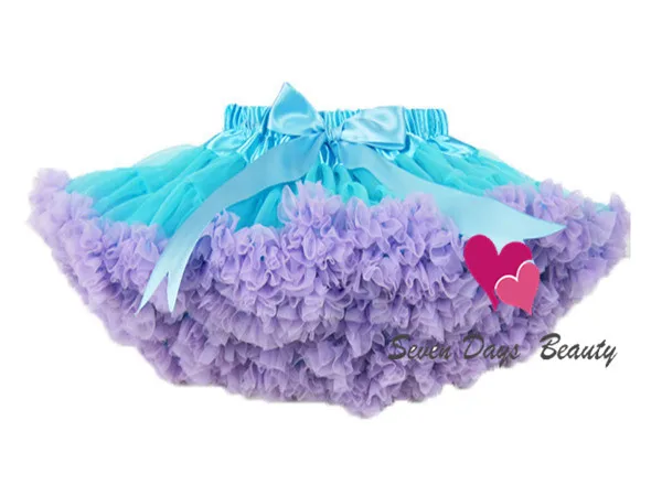 2013 дизайн! Модные сказочные юбки-американки для девочек и детей, юбки для девочек, детские юбочки-пачки - Цвет: blue and lavender
