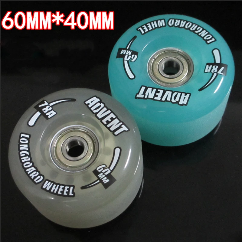 

free shipping long board wheel skate board wheel 60x40 78A 4 pcs / lot