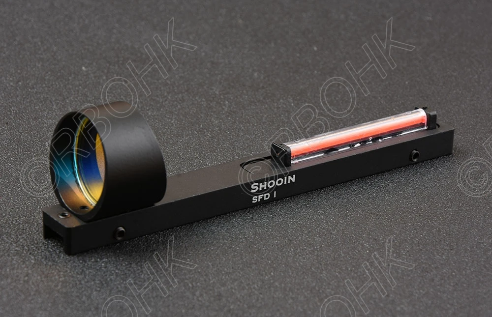 Shooin SFD I 1x lightweight optics fiber red dot sight scope fit
