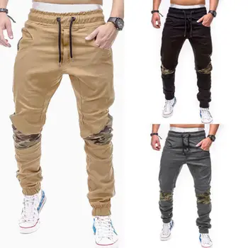 

Fashion Men Casual Slim Fit Pencil Pants Straight-Leg Jeans Leisure Trousers B8