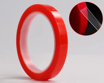

2Rolls Width 20mmx10m thickness 0.2mm,Double-sided Transparent Clear Adhesive Tape, Viscous strong, phone screen repair