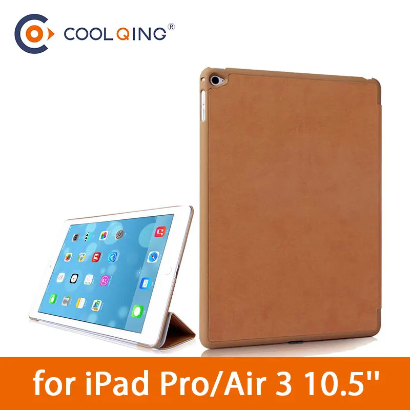 

Tri-folded Tablets Case For iPad Pro 10.5 Air 3 10.5'' 2019 Smart PU+PC Deerskin Grain Protective Covers For iPad Pro 10.5 Case