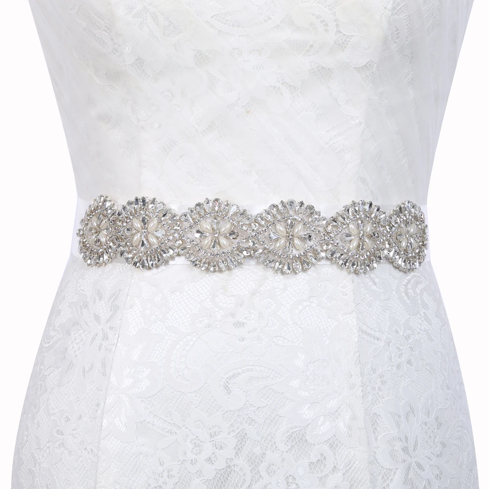 Inofinn T22 кристалл свадебные аксессуары атласное свадебное платье пояс для невесты лента пояс-кушак Пояс для вечерних выпускных платьев