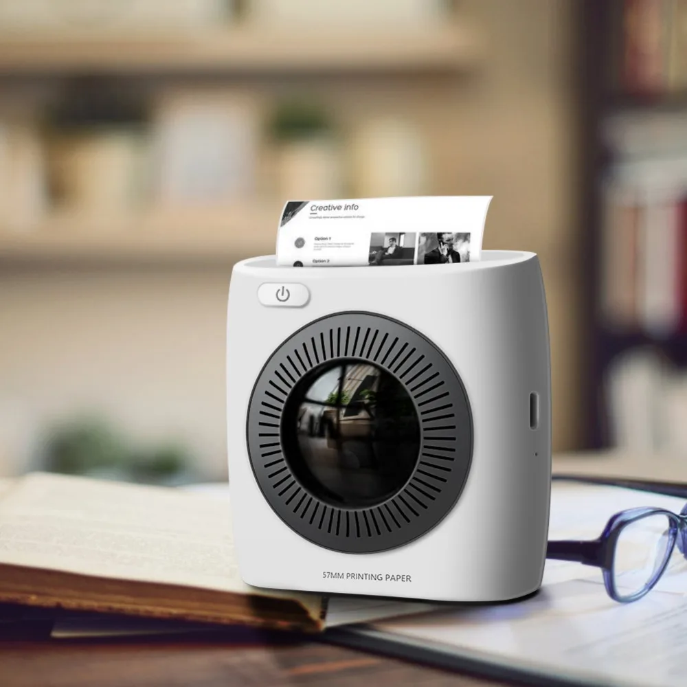 

P2 Printer Portable Bluetooth 4.0 Phone PhotoThermal Printer Phone Wireless Connection Printer Picture Photo Printer for Phone