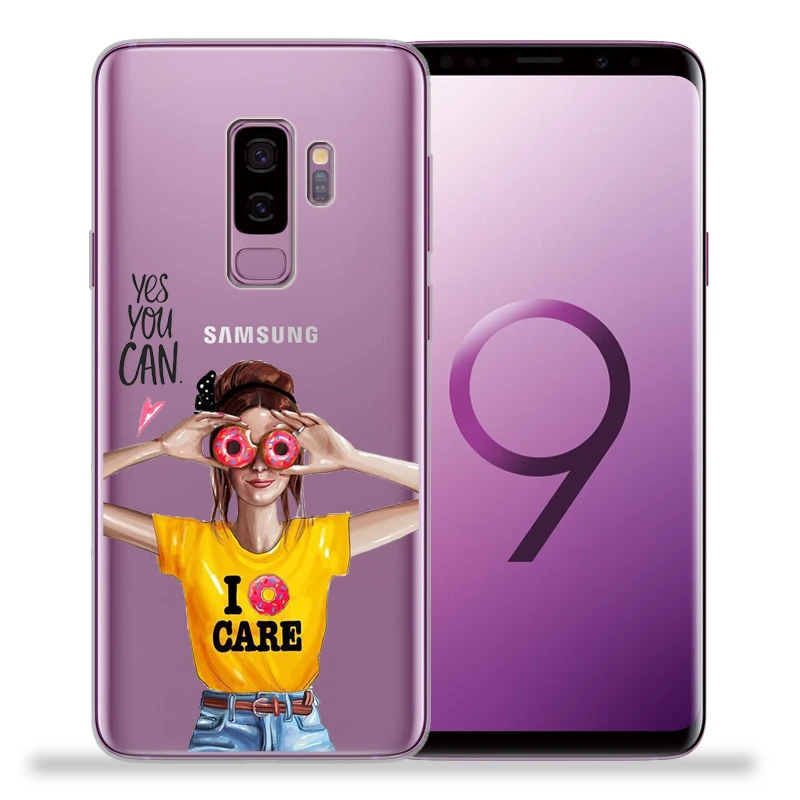 Модный чехол для телефона с изображением суперпапы мамы и дочки для samsung Galaxy S9 S8 S10 Plus S7 S6 Edge S10 Lite Note 8 9 Funda Etui