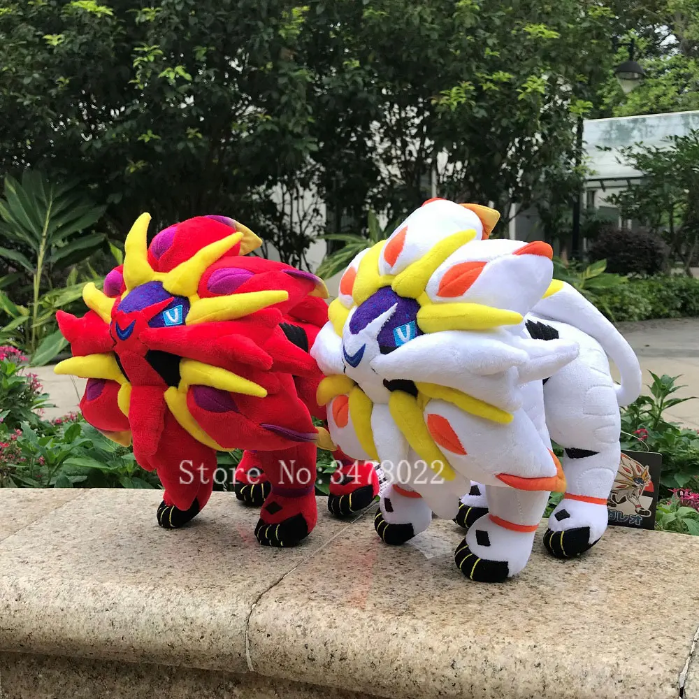 Блестящие плюшевые игрушки Solgaleo аниме алола область солнце луна мягкие