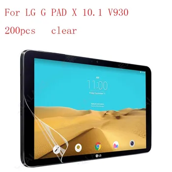 

Transparent Lcd Screen Protector Film for LG G PAD X 10.1 V930 explosion-proof membrane without retail packing 200pcs/lot