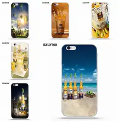 Birra пиво corona для Apple iPhone 4 4S 5 5C SE 6 6 S 7 8 Plus X мягкий силиконовый прозрачный чехол из искусственной кожи Mobile