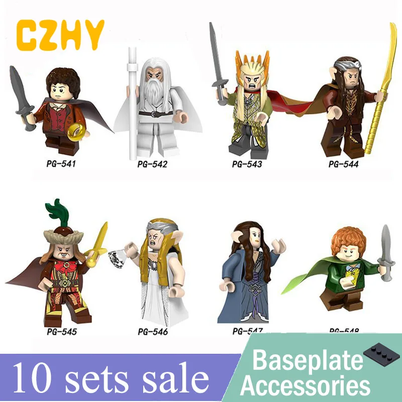 Властелин колец Gandalf Thranduil Elrond Galadriel Merry Arwen строительные блоки игрушки для детские фигурки Горячие PG8148
