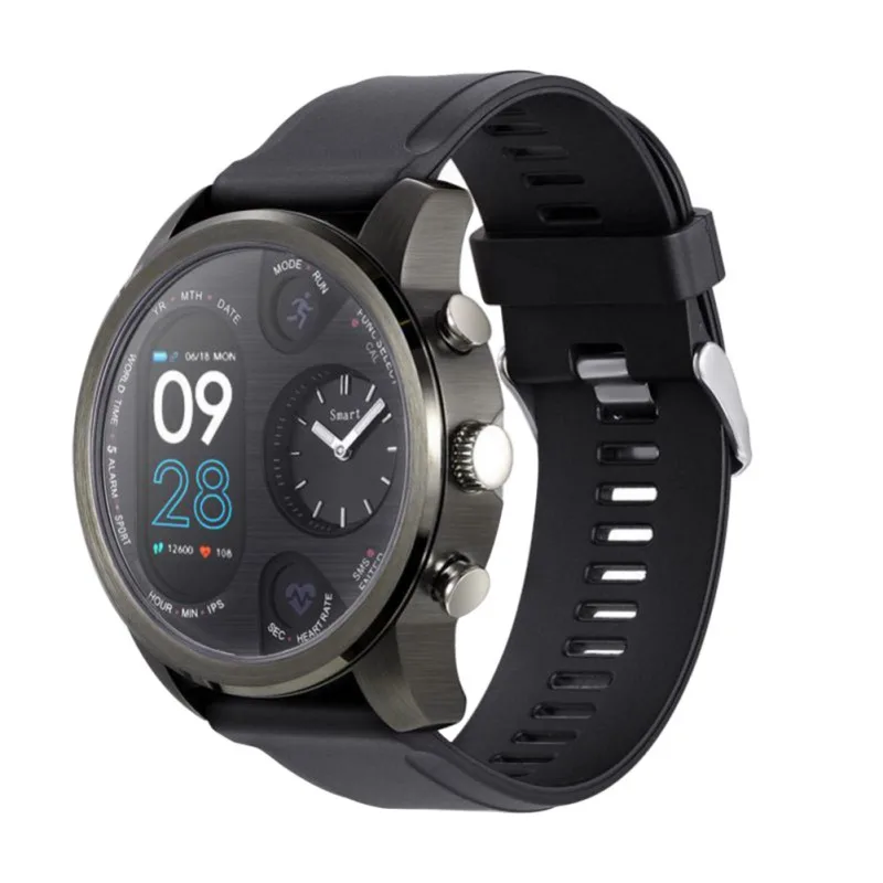 

T3 Color Screen Dual Display Smart Wristband Men Smart Watch Business Intelligence Activity Tracker IP68 Waterproof Bracelet