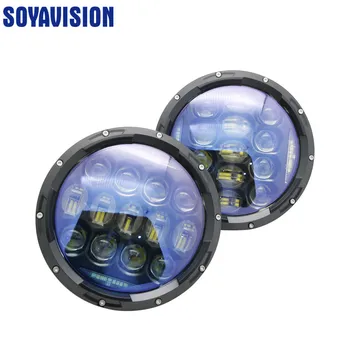 

New Design For Land Rover 7 Inch Projector Motor Headlights Set with DRL/Amber Turn Signal for Jeep Wrangler 97-2017 JK TJ LJ