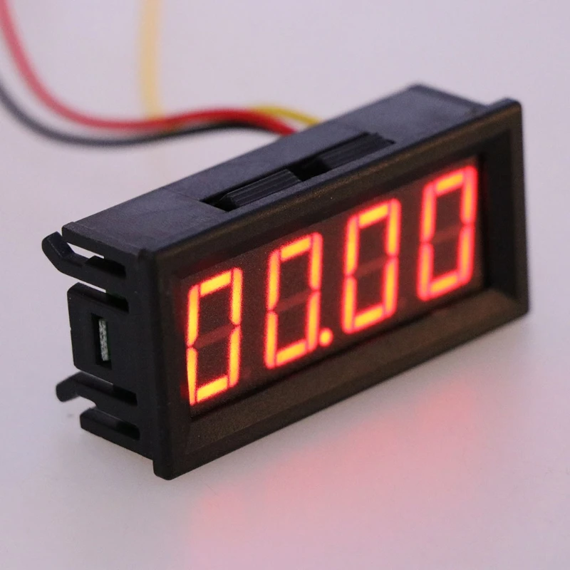 DC 0 99 V 100V 4bit Цифровой вольтметр Напряжение Вольт 56 inch измерительный прибор с