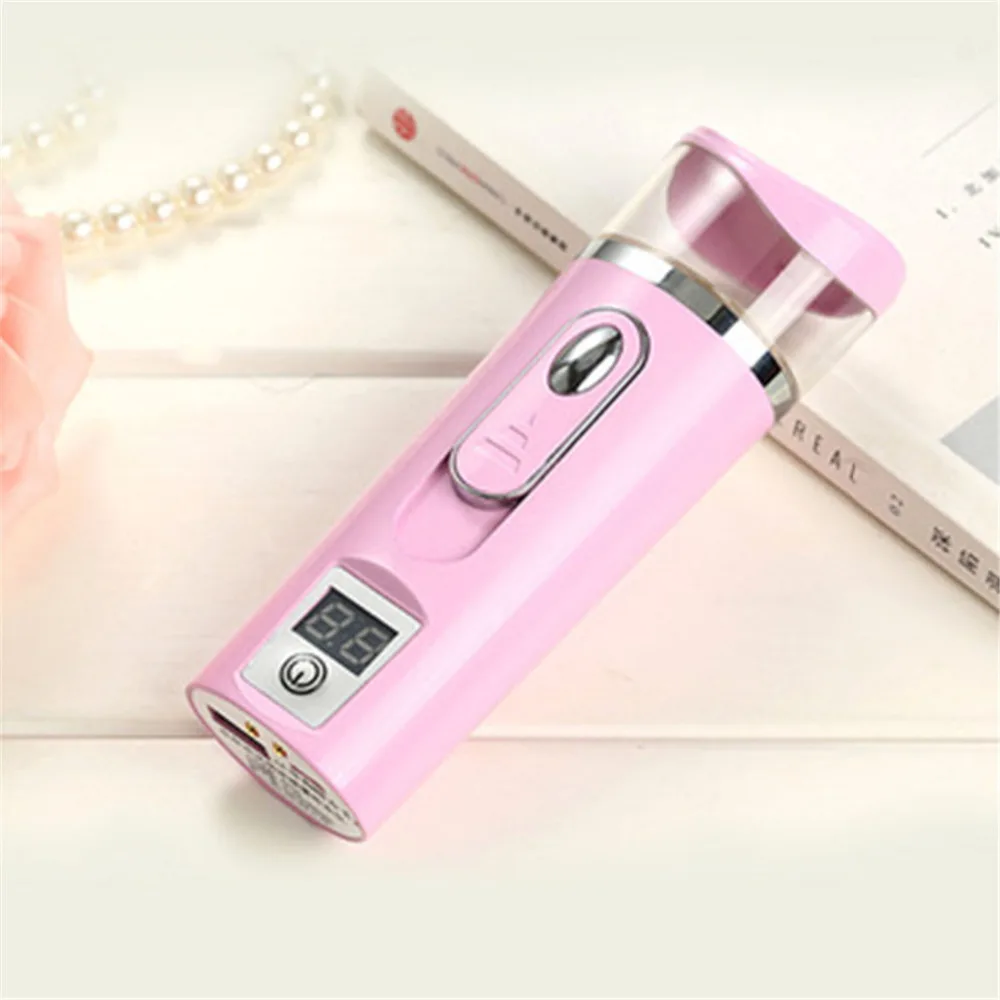 

3 in 1 Nano Facial Mister Steamer Portable Face Spray Ultrasonic Face Sprayer Beauty Hydrating Skin Care Tools Moisture Tester