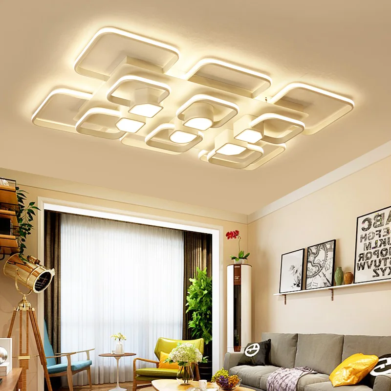 

New Rectangle ceiling light For Living room Bedroom Kitchen sitting room lights indoor house lighting fixtures ceiling lights