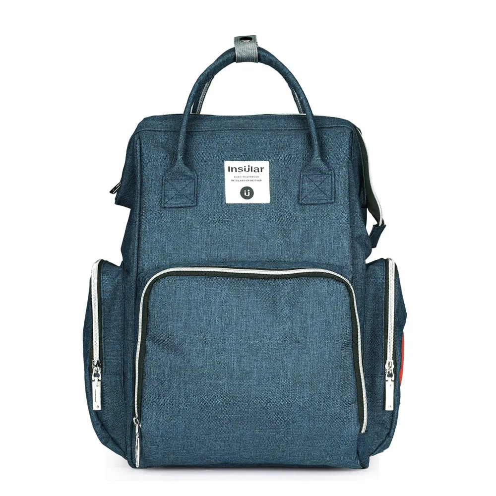 Островная сверхмощная детская пеленка рюкзак для мам Материнские сумки для мамы сумка детская коляска Органайзер подгузник рюкзак - Цвет: Turquoise
