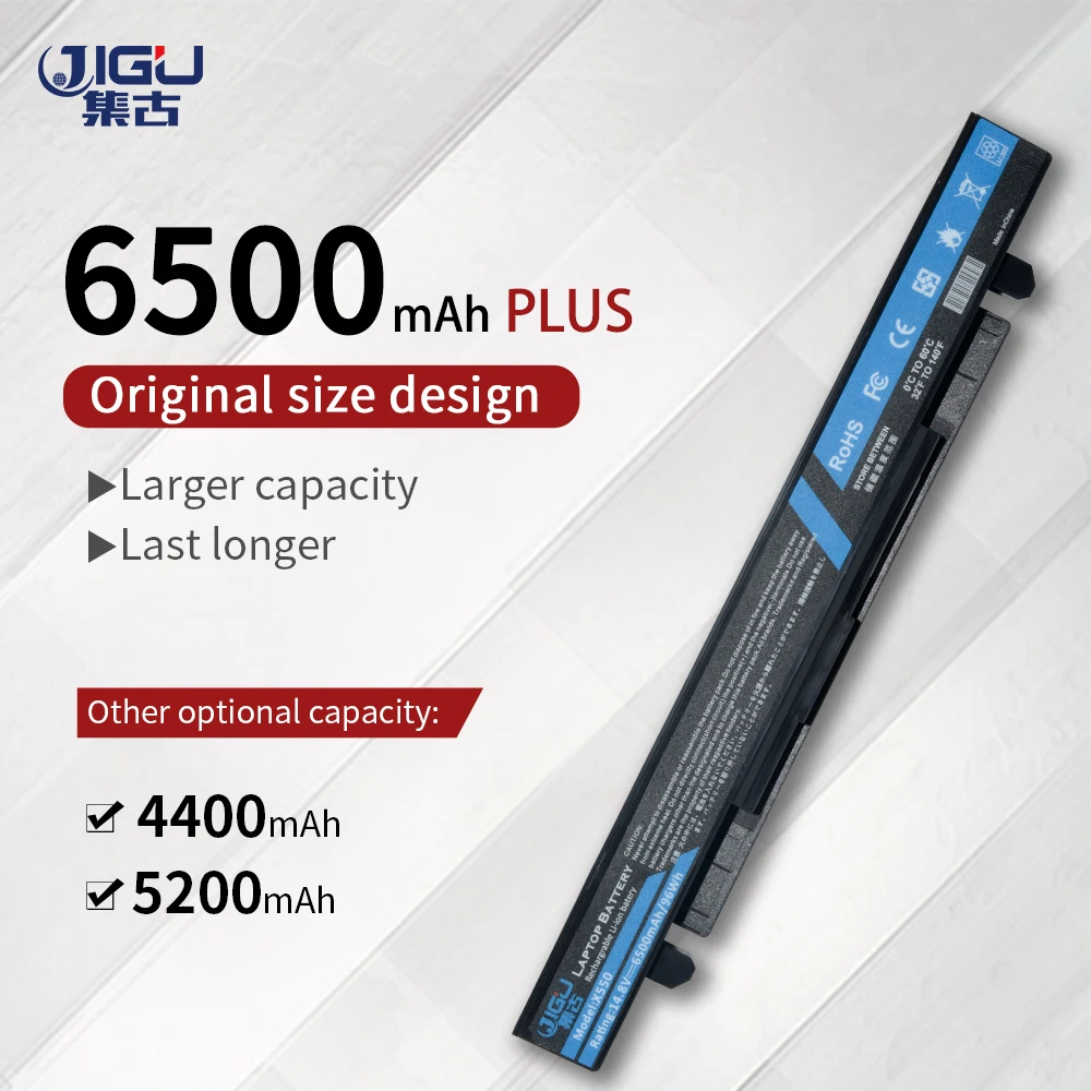 Jigu батарея для ноутбука для Asus A41-X550 X550C X452E X450L A41-X550A X550 A450 A550 F450 R409 R510 X450 F550 F552 K450 K550 P450