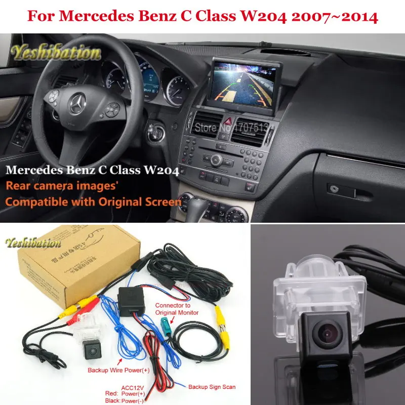 Yeshibation Back Reverse Camera Sets For Mercedes Benz C Class W204