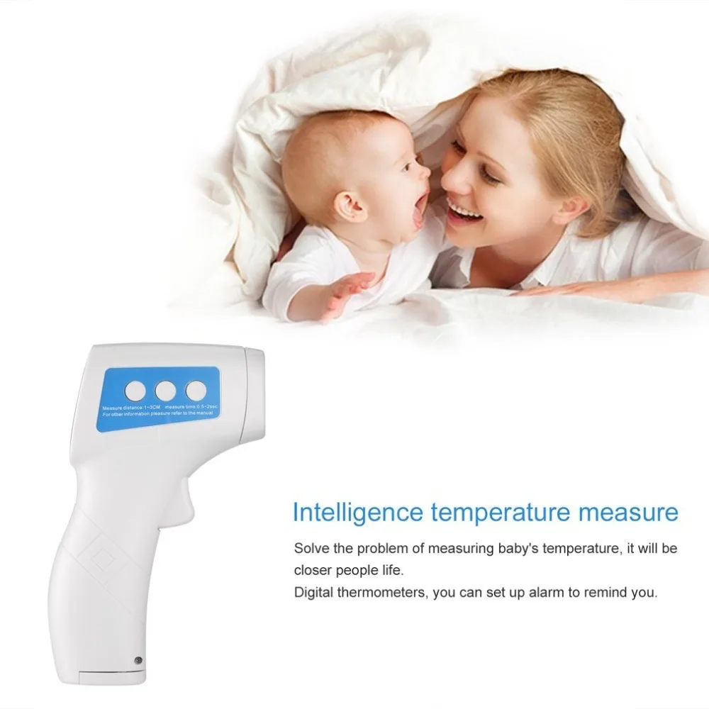 Ручной цифровой инфракрасный термометр Бесконтактный лазерный температурный пистолет ЖК-дисплей для тела и комнатной Температуры ИК-гигрометр