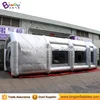 Free Delivery 9X4X3M Inflatable Spray Paint Booth for Sale Mobile Workshop Painting Cabin High Quality Dust Proof Room Toy Tent 2