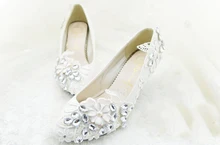 2016 Middle Heel Shoes for Flower Girl Princess Wedding Bridal Shoes Bridesmaid Shoes Party Evening Shoes Free Shipping