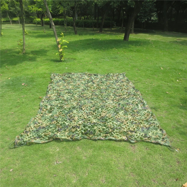 Red de camuflaje Woodland, accesorio para acampar al aire libre, caza,  entrenamiento militar, sombra de coche, 2x3m, 2x4m, 2x5m, 3x4m, 3x5m