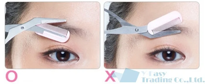 New Eyebrow Trimmer Eyelash Hair Clips Eyelashes Thinning Scissors