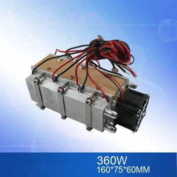 

12V 360W Semiconductor core small air conditioner water cooled cooling conditioner cold air fan Space cooling radiator