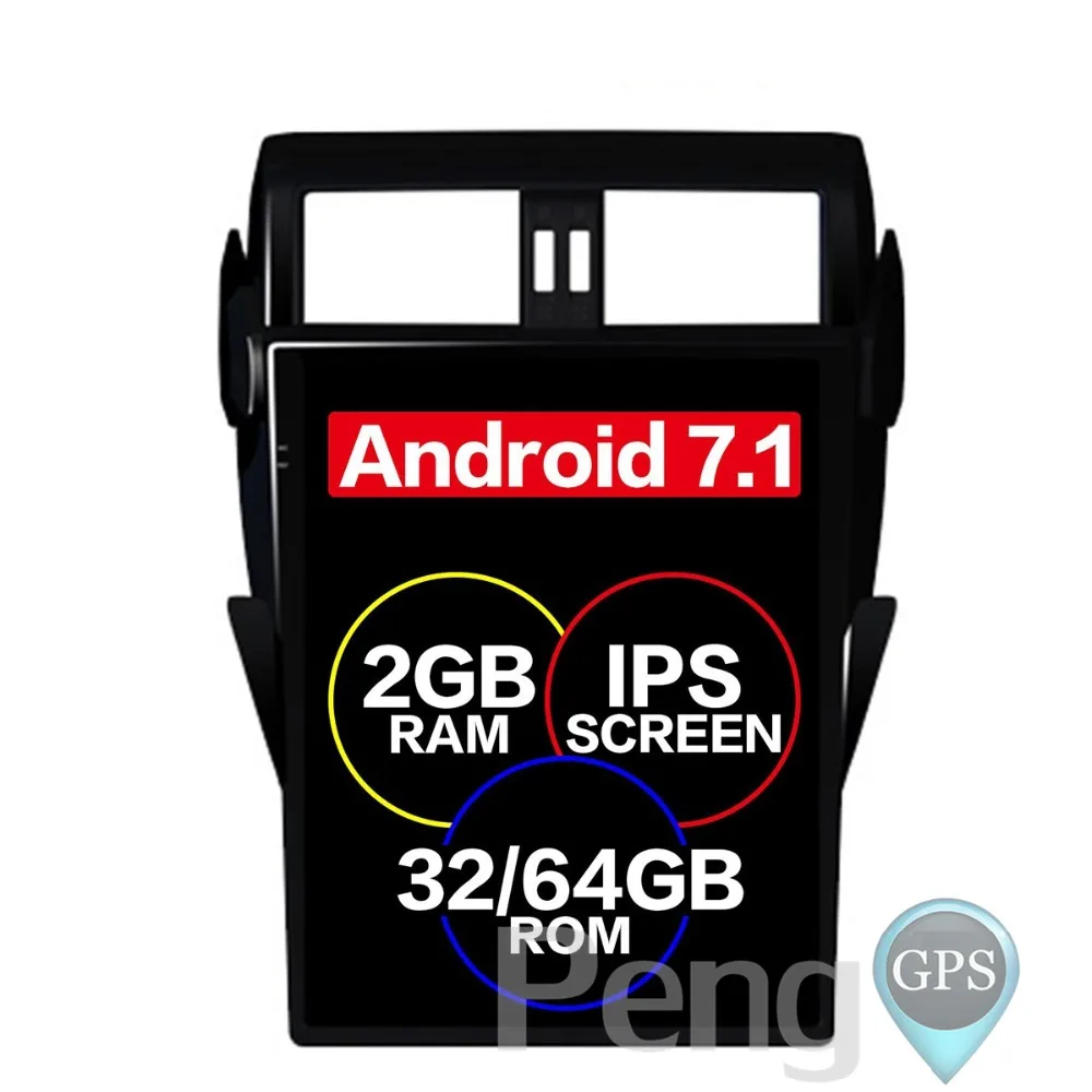 Flash Deal 17 Inch IPS Screen Android 7.1 Car GPS Navigation for Toyota Land Cruiser Prado 150 2014-2017 DVD Player 1080P Video FM Headunit 1 Flash Deal 17 Inch IPS Screen Android 7.1 Car GPS Navigation for Toyota Land Cruiser Prado 150 2014-2017 DVD Player 1080P Video FM Headunit 1