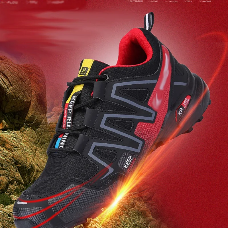 

2018 New Big Size 39-48 Brand Men's Sneakers Light Weight Breathable men Running Shoes Black Sports shoes for men Free Shipping