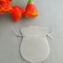 9x7 см серый мешочки подарочные пакеты! 300 штук оптом