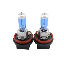 2 предмета в комплекте(пара) 12 V 55 W 6500 K H8 галогенные лампы высокой мощности 55 вт/шт 110 Вт/пара белые фары дальнего света DRL Противотуманные огни автомобиля источник света