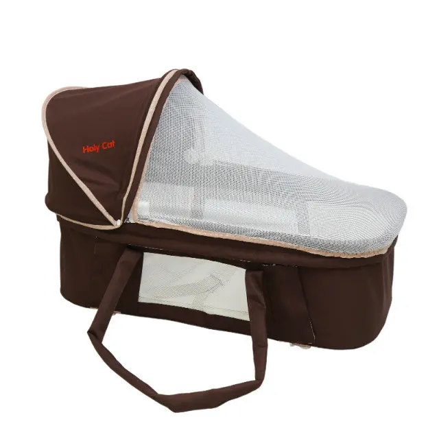 baby carrier basket cloth baby cradle with metal stand baby basketin