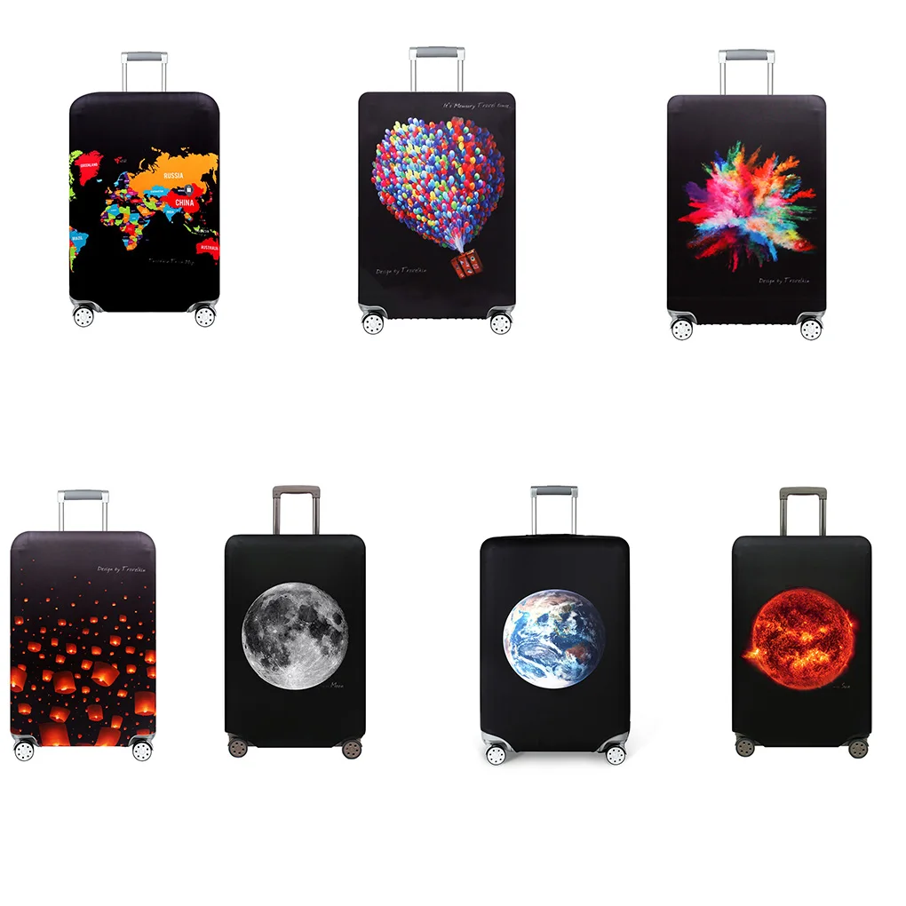

Travel Suitcase Dust Cover High Elastic Luggage Protector Thick Protective Case Dustproof Bag