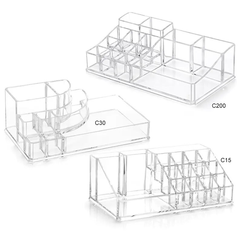 

Hot Sale Acrylic Cosmetic Make Up Organiser Display Makeup Storage and Lipstick Liner Brush Holder