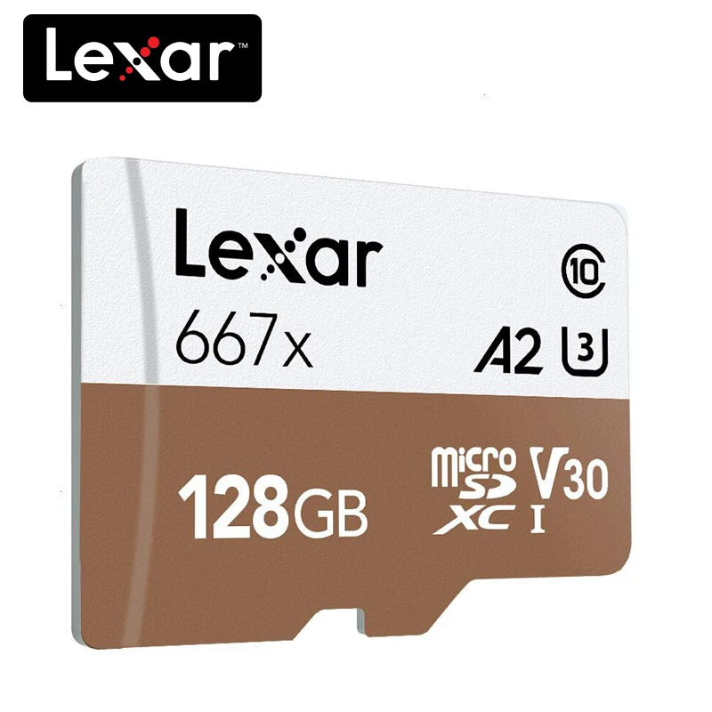 100% оригинал Lexar 667x Micro SD карта 64 Гб класс 10 128 ГБ micro SDXC 256 tf памяти UHS I для дрона