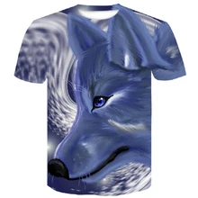 2019 Newest Wolf 3D Print Animal Cool Funny T-Shirt Men Short Sleeve Summer Tops T Shirt Tshirt Male Fashion T-shirt male M-4XL british style old tree and single wolf pattern t shirt for men m
