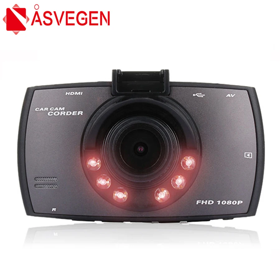 

Asvegen Car DVR Dash Cam Dual Lens Camera Full HD 1080P 2.7" dash camera WDR Video Recorder G-Sensor Night Vision DVR Corder
