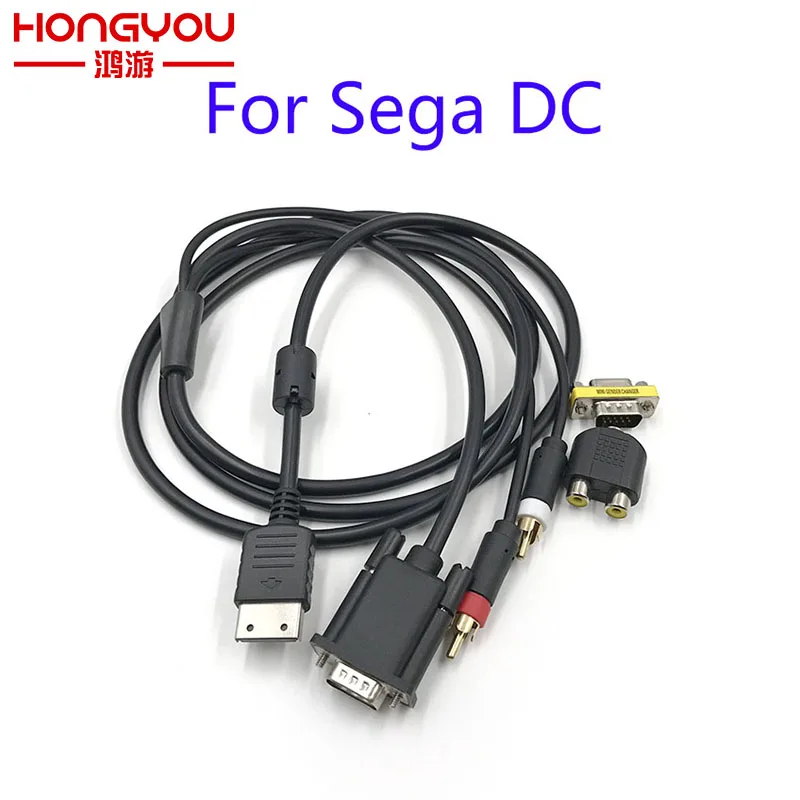 10 шт. Встроенный кабель Звуковой адаптер RCA HD PAL NTSC для консоли Sega Dreamcast DC|ntsc|ntsc pal |